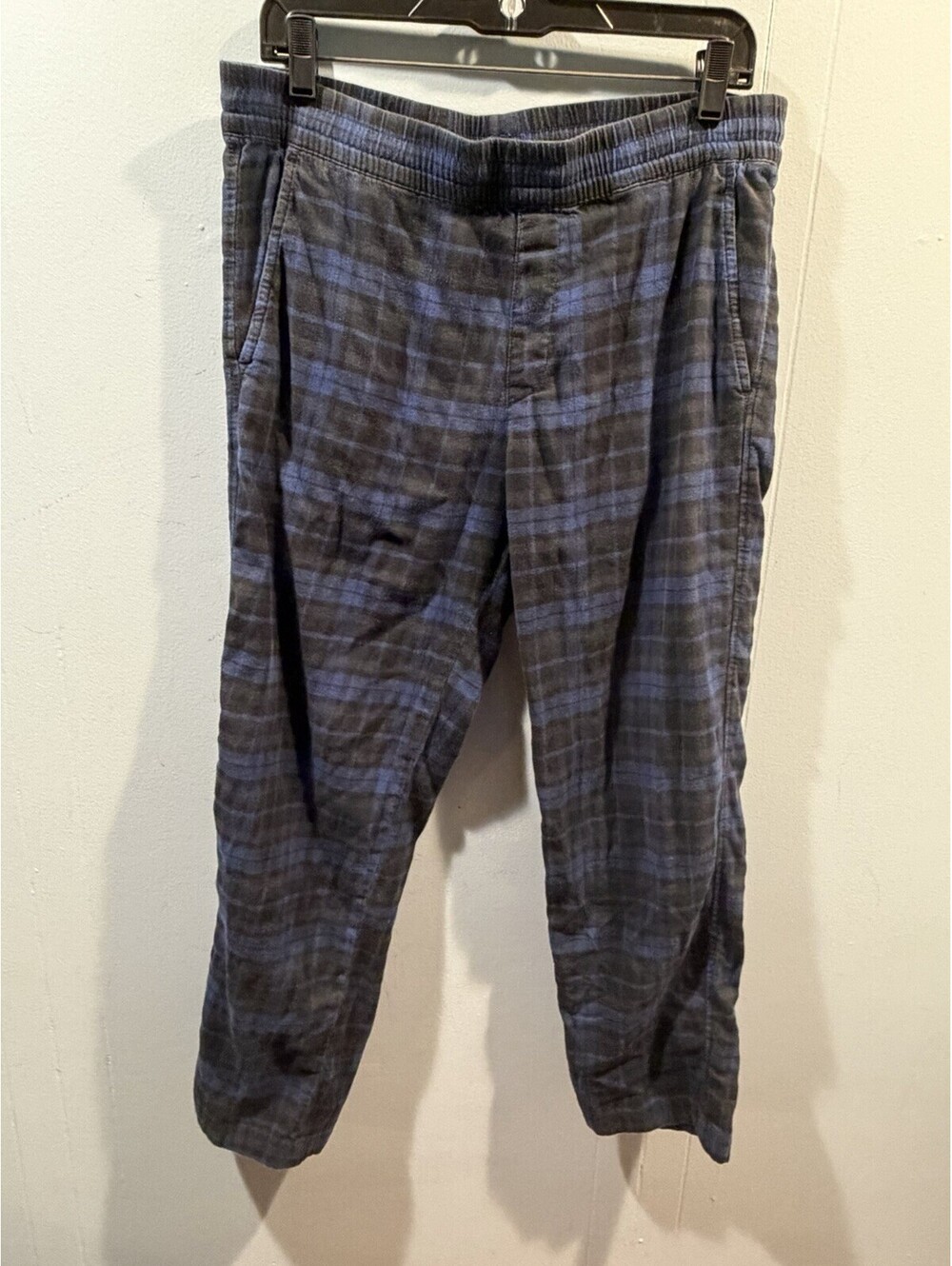 Mens Unbranded Sleepwear Pajama pant Size Medium Blue Black